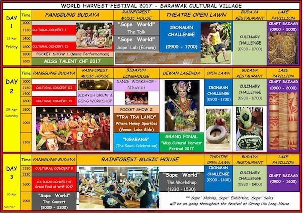 Aktiviti Aktiviti Menarik Sempena World Harvest Festival 2017