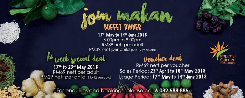 Senarai Harga Buffet Ramadhan 2018 Di Hotel Hotel Di Sekitar Kuching