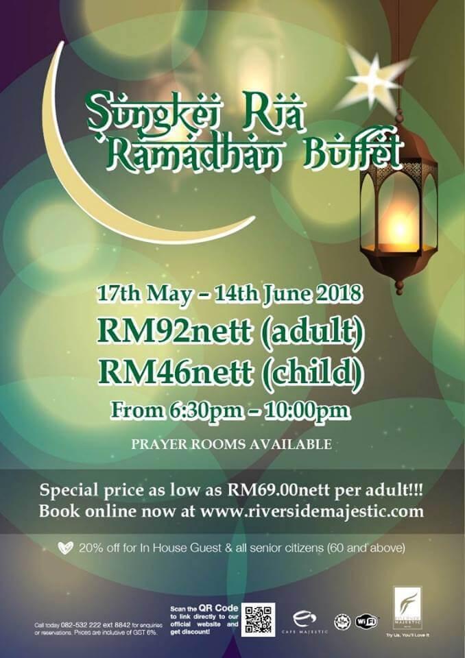 Senarai Harga Buffet Ramadhan 2018 Di Hotel Hotel Di Sekitar Kuching