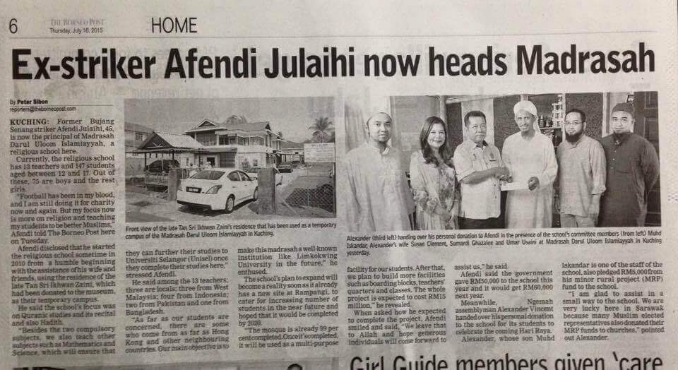 Affendi Julaihi, Lagenda Bola Sepak Sarawak Yang Anda Perlu Kenali