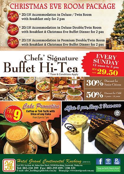 Senarai Harga Buffet Christmas Di Sekitar Kuching Untuk Tahun 2018