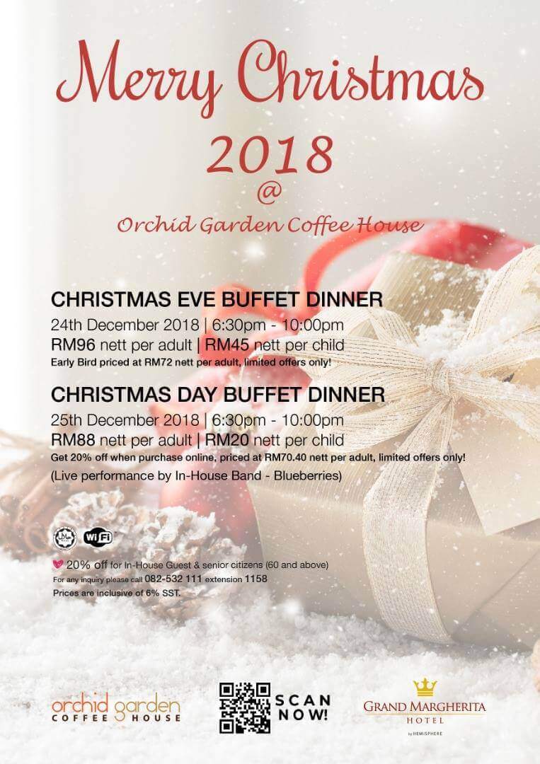 Senarai Harga Buffet Christmas Di Sekitar Kuching Untuk Tahun 2018