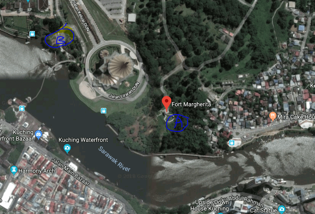 Port Cun Untuk Menonton Bunga Api New Year Di Kuching
