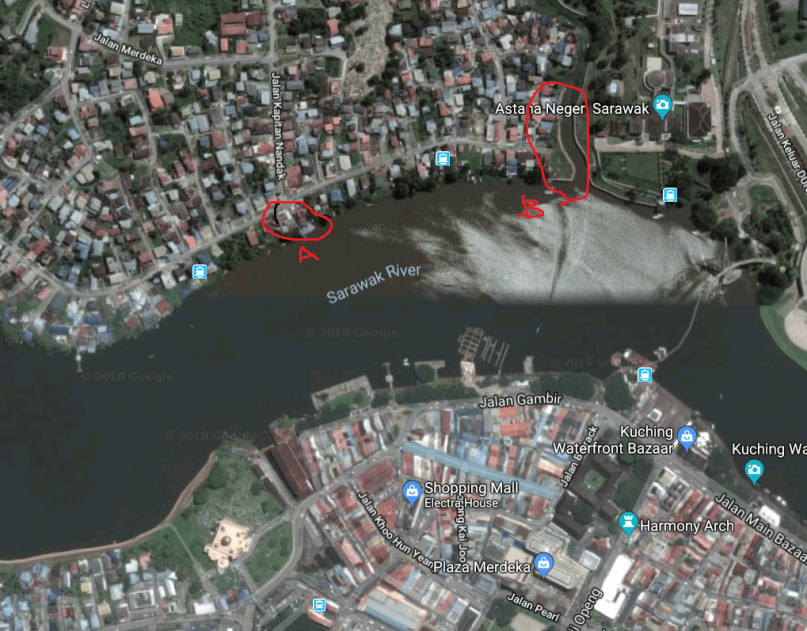 Port Cun Untuk Menonton Bunga Api New Year Di Kuching