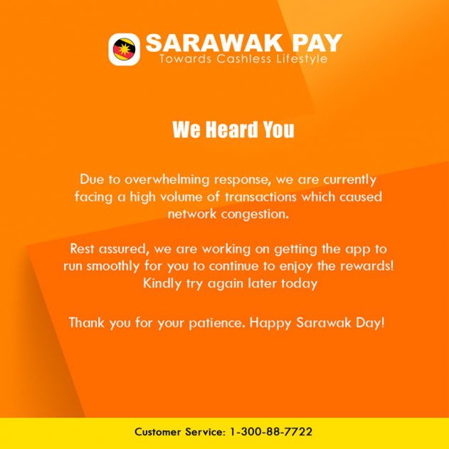 Sarawak Pay Hadapi Kesukaran Untuk Diakses Selepas Tawar Ganjaran Berganda