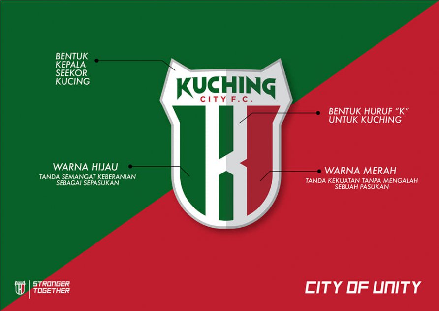 Setanding Kelab Eropah, Logo Baharu Kuching City FC Dapat Pujian Netizen
