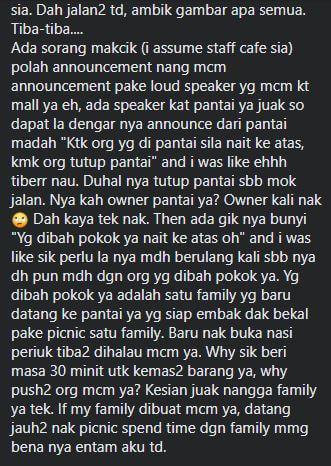 Gadis Ini Luah Kekecewaan Apabila Dihalau Dengan Kasar Dari Sebuah Pantai Di Sematan