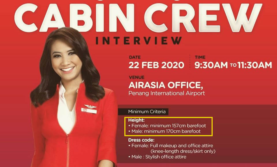 Wajarkah Saiz Badan, Jantina Dan Kaum Jadi Syarat Dalam Jawatan Kosong Di Tahun 2020?