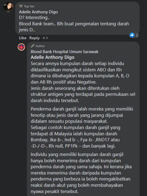 Bank Darah Kuching Terbangkan Darah Rare Ke Johor, Rupanya Banyak Jenis Darah Ganjil Selain ABO