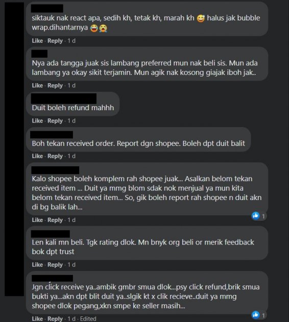 Beli Kasut Tapi Dapat 'Bubble Wrap', Wanita Dari Kuching Ini Geram Ditipu Peniaga Shopee